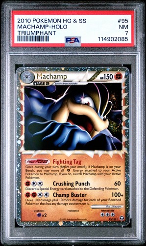 Machamp graded PSA 7 for sale on eBay