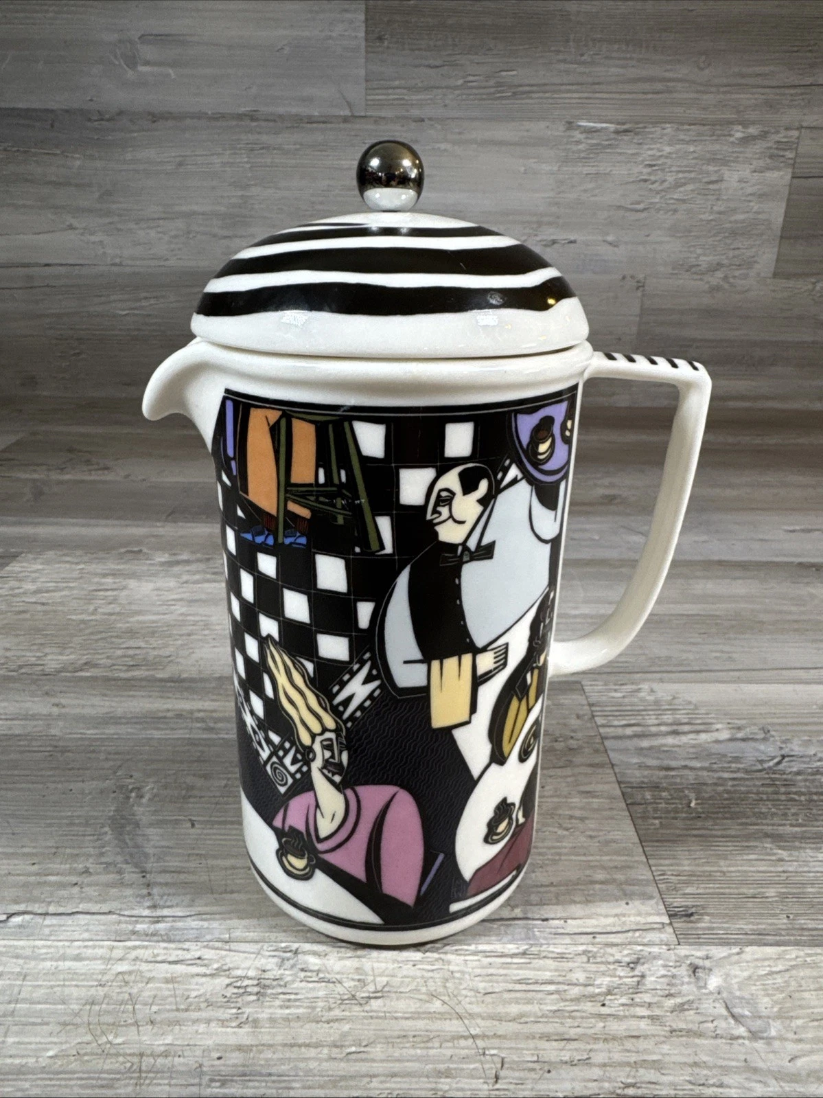 Chaleur French Press Coffee Matt Walton Designed Abstract Cafe Ceramic 4 Cups