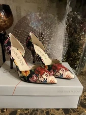 Sole Society Chels Floral PU Sz 7 Brand New In Box
