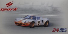 Spark made Ford GT40 1/18 1969 Le Mans 24 Hour Race winner