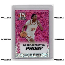 2025 Leaf NSCC The National Proof - Madison Booker Rookie 1/1 Pink Dots
