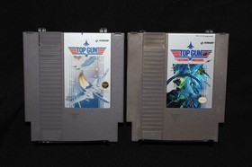 Top Gun & Top Gun The Second Mission NES Nintendo Cart Only Lot READ DESCRIPTION