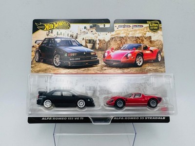 Hotwheels 1:64 Set Alfa Romeo 155 And 33 Stradale