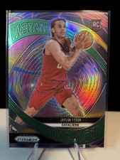 2024-25 Panini Prizm Jaylon Tyson Instant Impact Green Rookie Cleveland Cavs #9