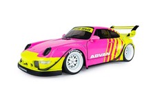 Solido 2024 Porsche 911 993 RWB Bodykit Pink & Yellow 1:18 S1808510