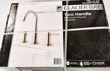 Glacier Bay Dorind 8in Widespread 2-Handle Bathroom Faucet Brushed Nickel SEALED