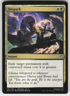 #ad Despark War of the Spark 190 U LP MTG $1.99