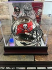 Fanatics Authentic Tampa Bay Buccaneers Mike Evans Signed mini Helmet w/case