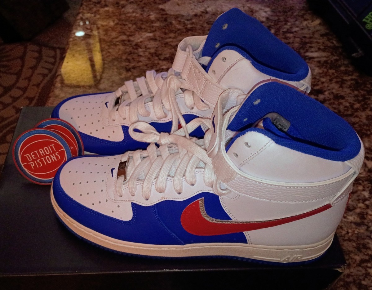 Nba Air Force One 07 Lv8 Red White Blue Nike Air Force High '07