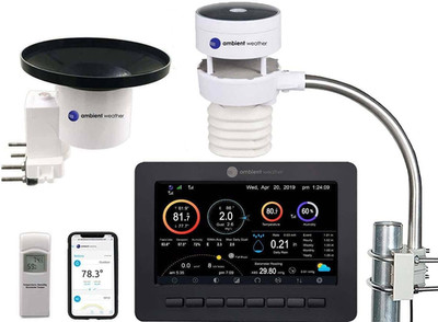 WS-5000 Ultrasonic Smart Weather Station with TFT Full Color LCD Display