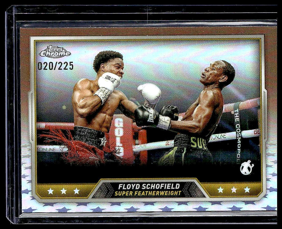 Floyd Schofield 2024 Topps Chrome Boxing #97 Bronze Refractor /225