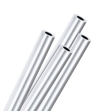 4x 250mm Alu-Rundrohr 5x9mm f&uuml;r Bau/Maschinenbau/DIY 0.2"x0.35"x9.8"