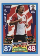 2017-18 Topps Match Attax English Premier League Virgil Van Dijk #242 g2e