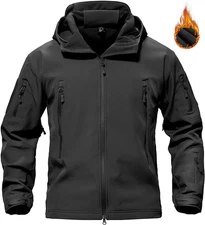 Mens Tactical Jacket Military Waterproof Coat Soft Shell Work Windbreaker Jacket