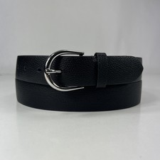 Chaps Black Synthetic Leather Belt - Women's Size 40