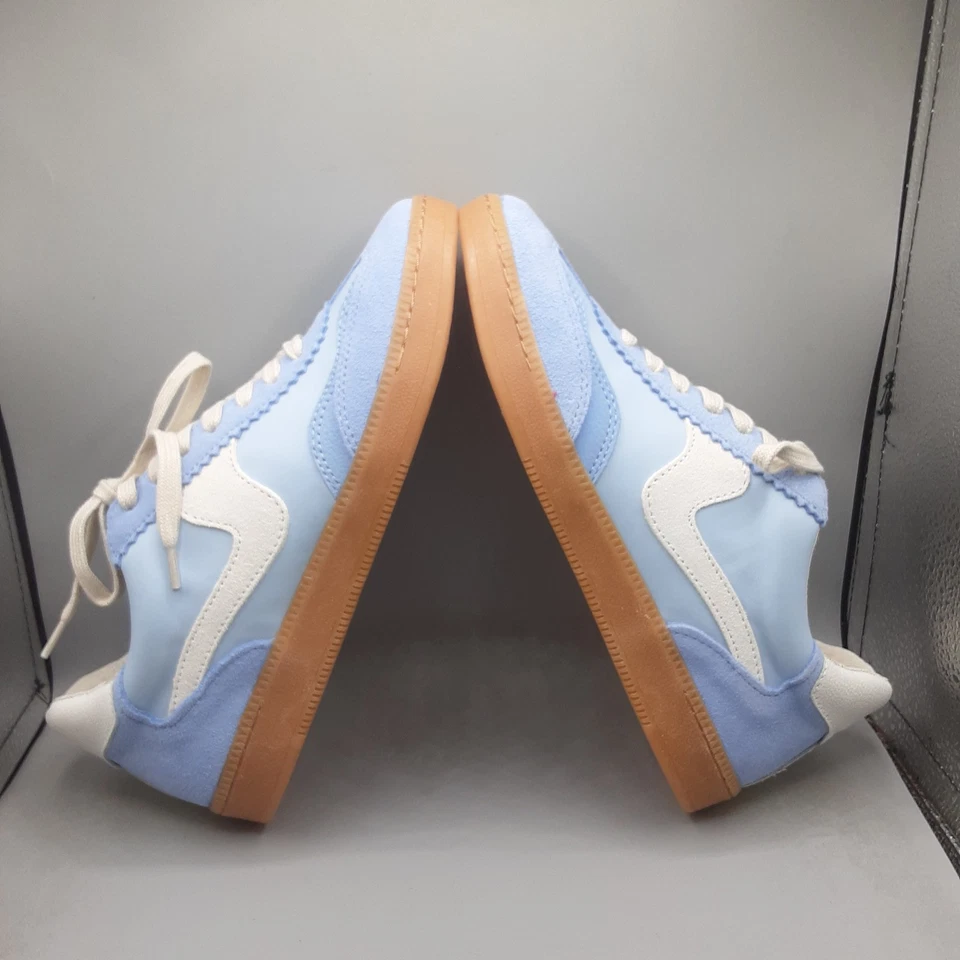 Dolce Vita 女式 Notice 编织网眼运动鞋 7.5 米蓝色麂皮绒 A241 — 第 4/4 张图片