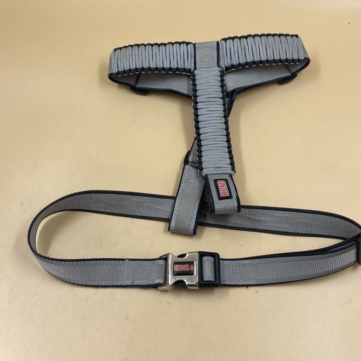 Adjustable Paracord Dog Harness Kong On The Go Adjustable Silver