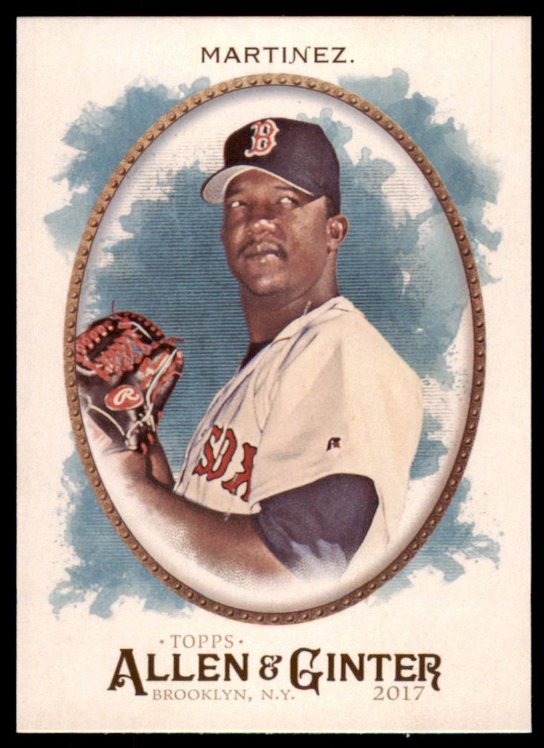 2017 Topps Allen & Ginter Hot Box Foil #107 Pedro Martinez Boston Red Sox