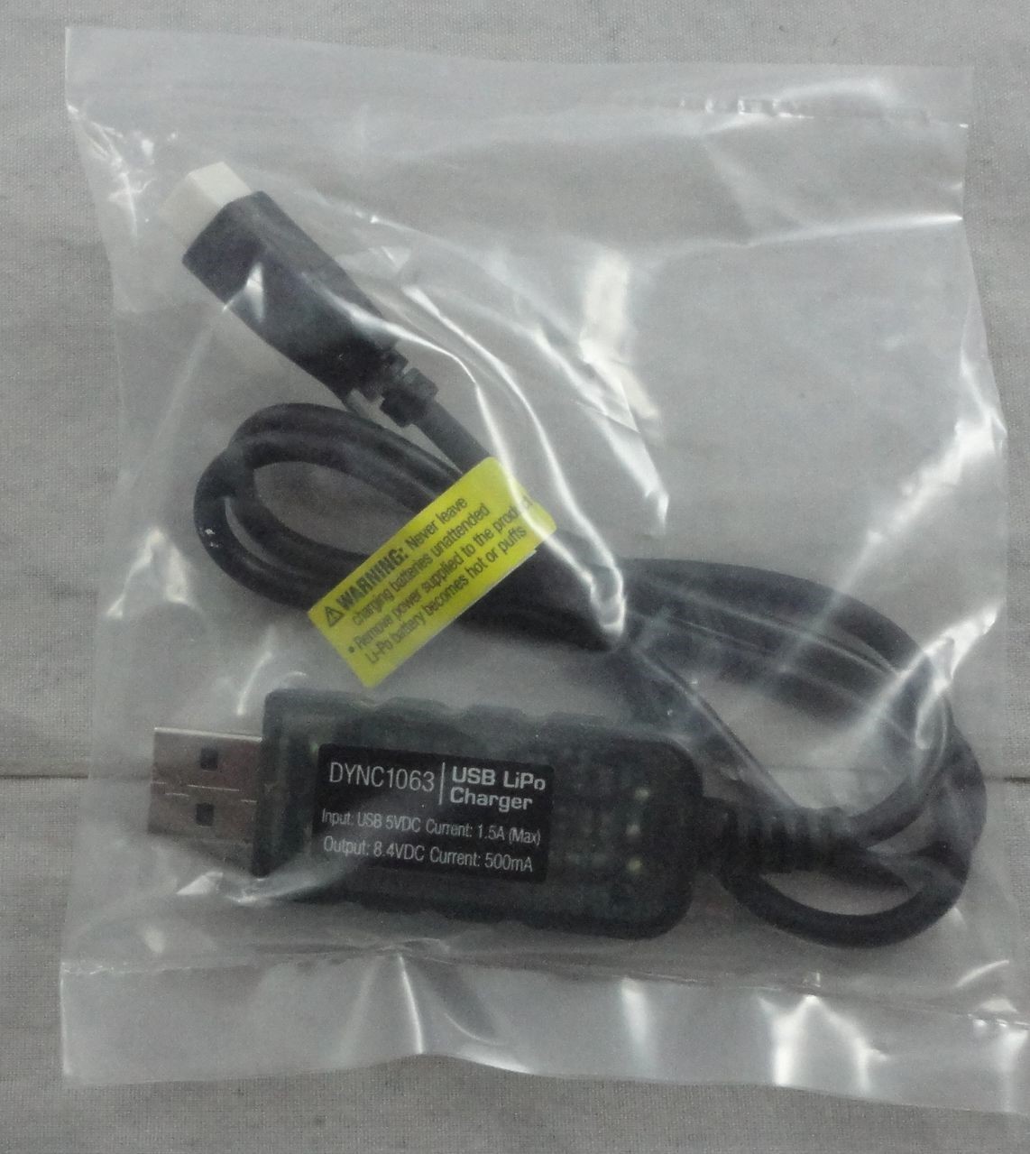Dynamite USB 3.7V LiPo Battery Charger for Axial 1/24th Scal