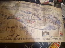 Star Trek The Next Generation U.S.S. Enterprise NCC-1701-D Reference Poster
