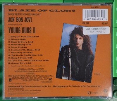 Jon Bon Jovi - Blaze of Glory - Young Guns II - Phonogram - Vertigo - CD
