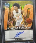 2025-26 Bowman Best U-Nate Ament Iso Signatures Gold Refractor Auto /50