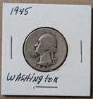 1945 P Washington Quarter 90% Silver