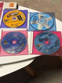 SEGA Dreamcast Console Lot 4 Controllers 2 vmus 15 games -skies of Arcadia cib