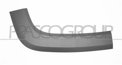 Extension d'aile arriere gauche Jeep Renegade finition noire structuree