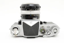 [Vintage MINT] FujiMark Nikon F Eye Level Silver Film Camera 50/1.4 Lens from JP