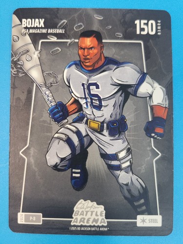 Bo Jackson Bojax PSA Magazine Baseball 2025 Battle Arena P-8 Steel