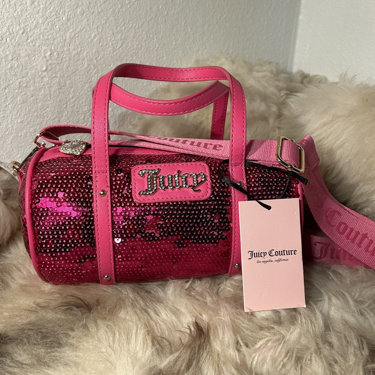 NWT Juicy Couture Queen Of Everything Mini Barrel Crossbody