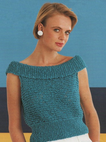 Knitting Pattern Lady's Summer Off 