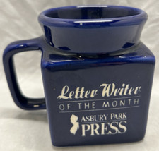 Asbury Park Press Engraved Letter Writer of the Month Navy Mug Made in USA