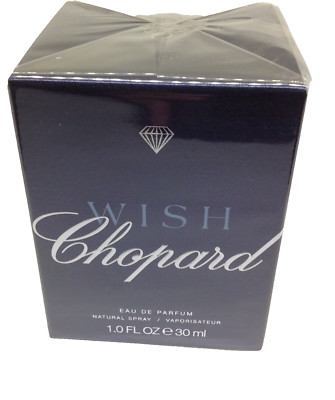 WISH BY CHOPARD EAU DE PARFUM NATURAL SPRAY 1oz/30ml SEALED BLOWOUT NIB READ