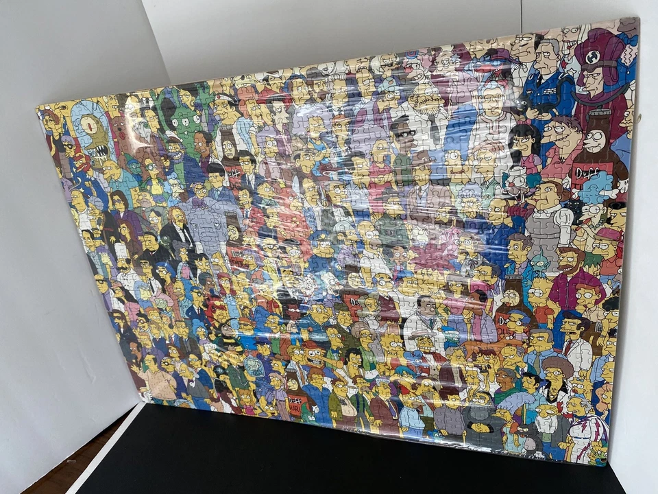 Quebra-cabeça The Simpsons Cast 2001 NOVO lacrado veja fotos - Imagem 3 de 4