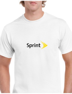 Sprint T-shirt 90s LOGO Funny GEEK Phone Black Yellow White Shirt S-5XL