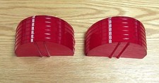 1955 CHEVY BACK UP REVERSE LENS in CUSTOM RED new pair ** USA MADE **