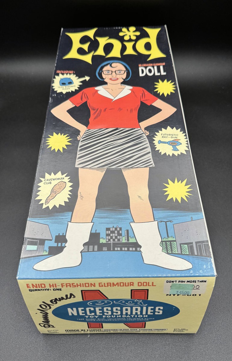 Daniel Clowes SIGNED Enid Hi-Fashion Glamour Doll AUTOGRAPHED 2003