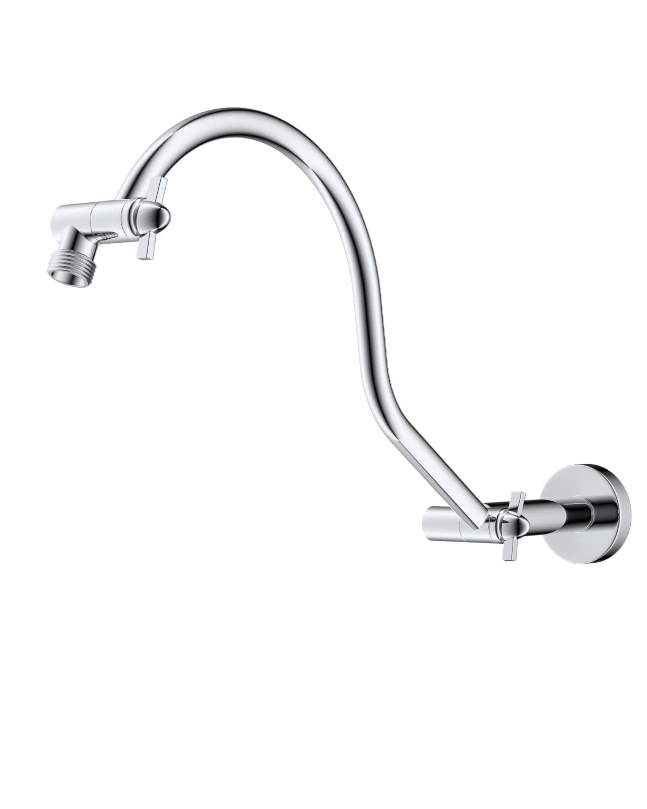 All Metal 18'' Shower Head Extension Arm,Height & Angle Adjustable Shower Arm US
Opens in a new wind