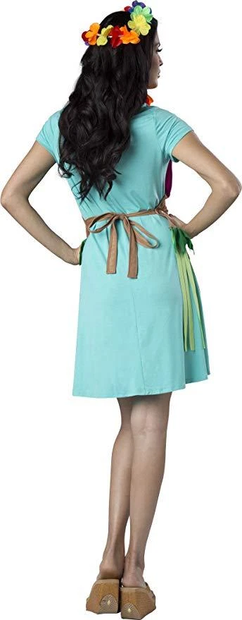 Kit de delantal de hula hawaiano Fun World para mujer, talla única para la mayoría Foto 2 de 2