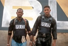 Bad Boys 1995 Will Smith Martin Lawrence police uniform bullet vest Photo CL1217