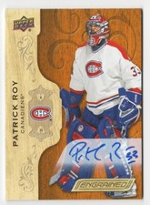 2018-19 Upper Deck Engrained Base Autograph #42 Patrick Roy Group A !! SP