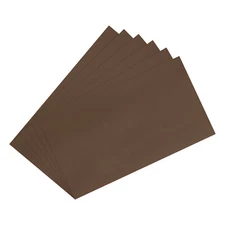 10 Pcs EVA Foam Sheets Brown 35.4 Inch x 19.7 Inch 1mm Thick Crafts Foam Sheets
