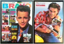 BEVERLY HILLS, LUKE PERRY, JEAN-CLAUDE VAN DAMME NO. 4/1994 CZECH MAGAZINE BRAVO