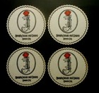 (4) OBSOLETE CASINO BEER COASTERS ORMSBY HOUSE & CASINO CARSON CITY, NV. lt.used — photo 1