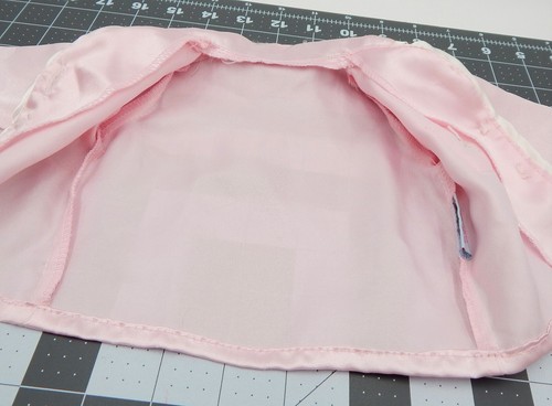 Small Small World Beatrice Collection Pink Satin Pajama Top Pants Doll Clothing - Picture 3 of 7