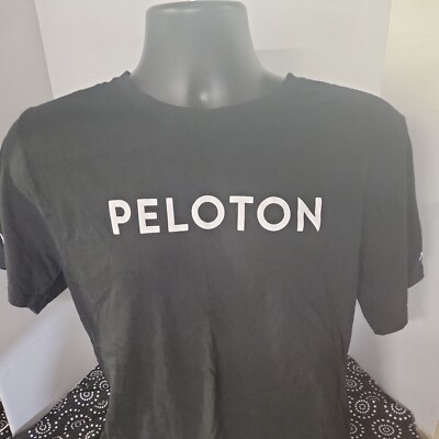 Peloton Century Club 100th Ride Workout Bike Weight Graphic T-Shirt Size  Medium