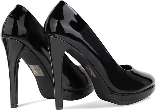 Nuevo Mujer Hombre Drag Queen Crossdresser Tacón Alto Plataforma Corte Zapatos GRANDES Tallas - Imagen 5 de 39
