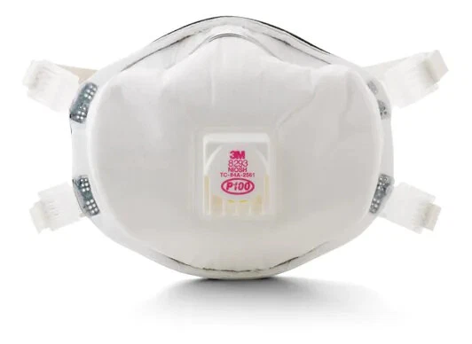4- 3M 8293 P100 Reusable Welding Particulate Respirator Mask Exhalation Valve - Image 4 of 4